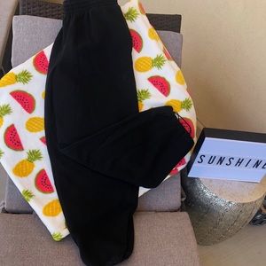 JORDAN JUMPMAN BLACK SWEATPANTS